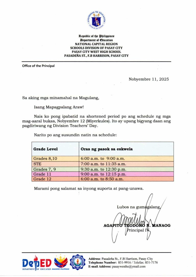 SHORTENED PERIOD - 2025-1112